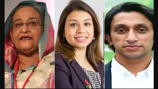 শেখ হাসিনা, শেখ রেহানার মেয়ে টিউলিপ রিজওয়ানা সিদ্দিক ও ছেলে রাদওয়ান মুজিব সিদ্দিক