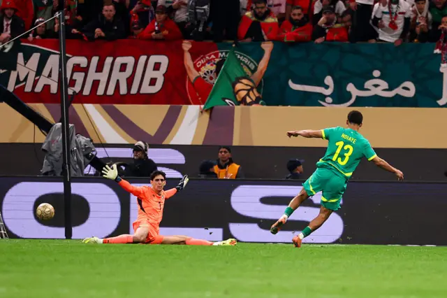 Un but raté par un sénégalais