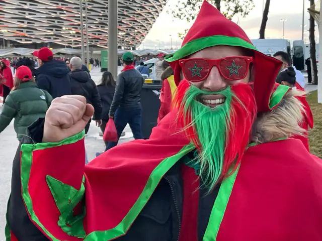 Un supporteur marocain