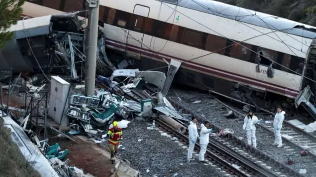 स्पेन ट्रेन हादसा