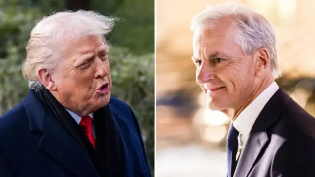 মার্কিন প্রেসিডেন্ট ডোনাল্ড ট্রাম্প ও নরওয়ের প্রধানমন্ত্রী জোনাস গর স্টর