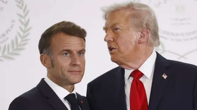 मैक्रों और ट्रंप