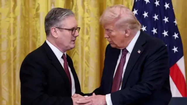 Starmer iyo Trump