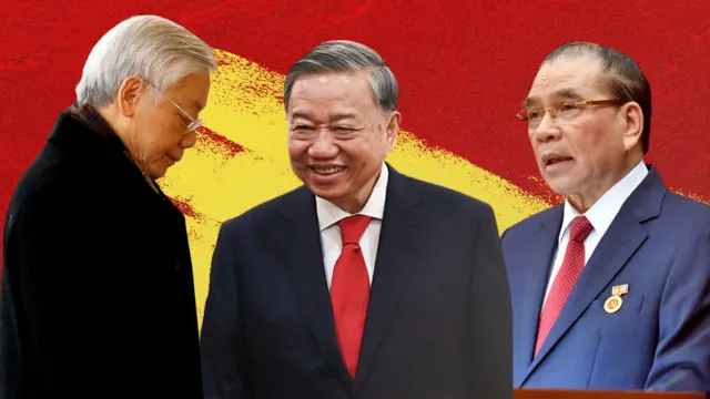 Các ông Nguyễn Phú Trọng, Tô Lâm, Nông Đức Mạnh