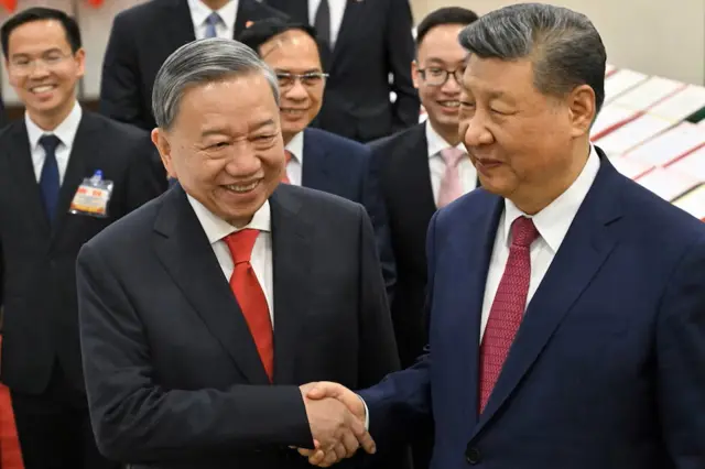 Ông Tô Lâm gặp ông Tập Cận Bình ở Hà Nội năm 2025