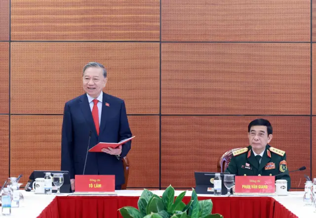 Ông Tô Lâm và ông Phan Văn Giang