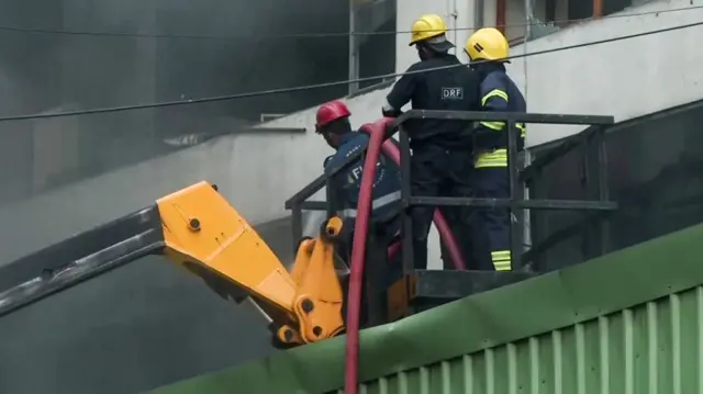 नामपल्ली में फ़र्नीचर की दुकान पर 24 जनवरी को आग लगी थी