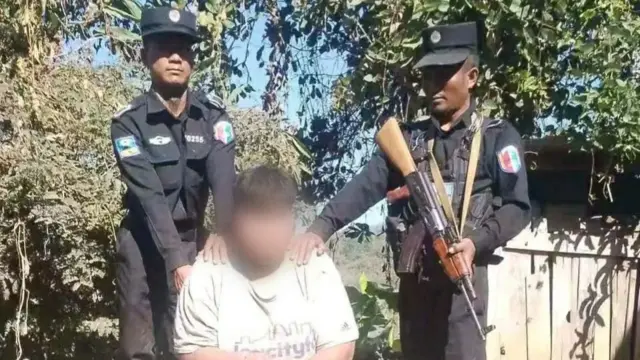 ဇန်နဝါရီ ၂၃ ရက်မှာ ဖမ်းဆီးရမိတဲ့ လူသတ်မှုကျူးလွန်သူလို့ UWSA ကထုတ်ပြန်လာတဲ့ပုံ