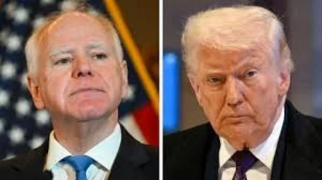 Trump iyo Tim Walz