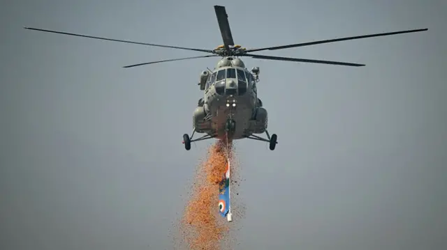 भारतीय वायु सेना (आईएएफ़) का हेलिकॉप्टर