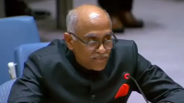 भारत के स्थायी प्रतिनिधि राजदूत पर्वतनेनी हरीश