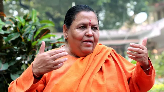 मध्य प्रदेश की पूर्व मुख्यमंत्री उमा भारती (फ़ाइल फ़ोटो)