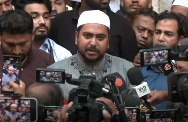 জাতীয় নাগরিক পার্টির (এনসিপি) আহ্বায়ক নাহিদ ইসলাম