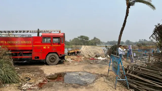 कोलकाता के गोदामों में लगी आग का मामला