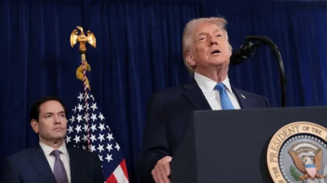 Во время пресс-конференции Трампа