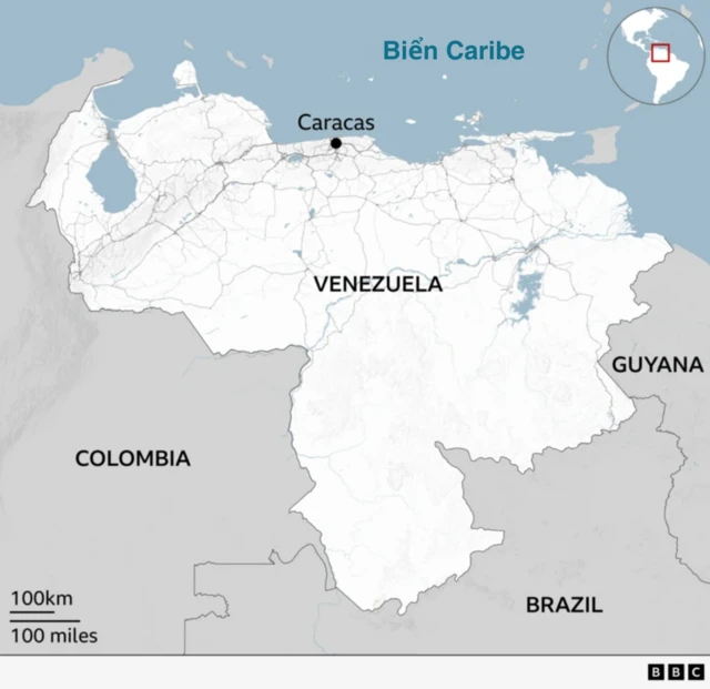 bản đồ Venezuela