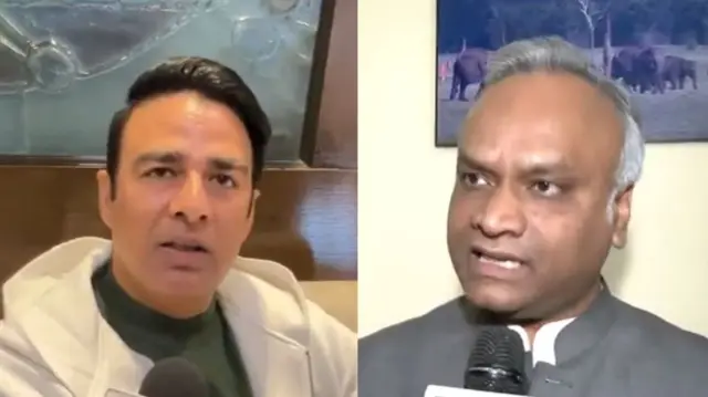 बीजेपी नेता संगीत सोम और कांग्रेस नेता प्रियांक खड़गे