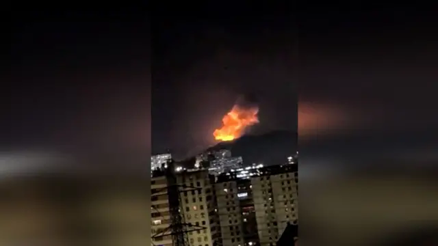 የአሜሪካን ጥቃት የሚያሳይ ምስል