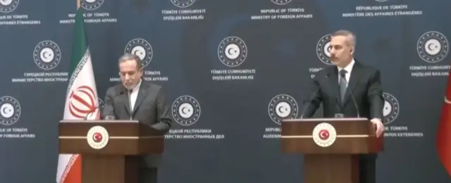 کنفرانس خبری وزیر خارجه ترکیه و وزیر خارجه ایران