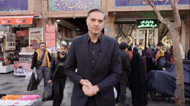 اسکرین گزارش سی ان ان از تهران - ۲۹ ژانویه ۲۰۲۶
