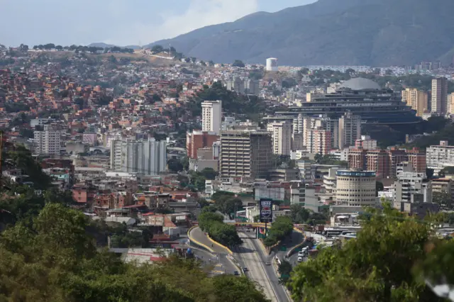 ساختمان آژانس استخبارات ونزویلا، کاراکاس، ۳ جنوری ۲۰۲۶