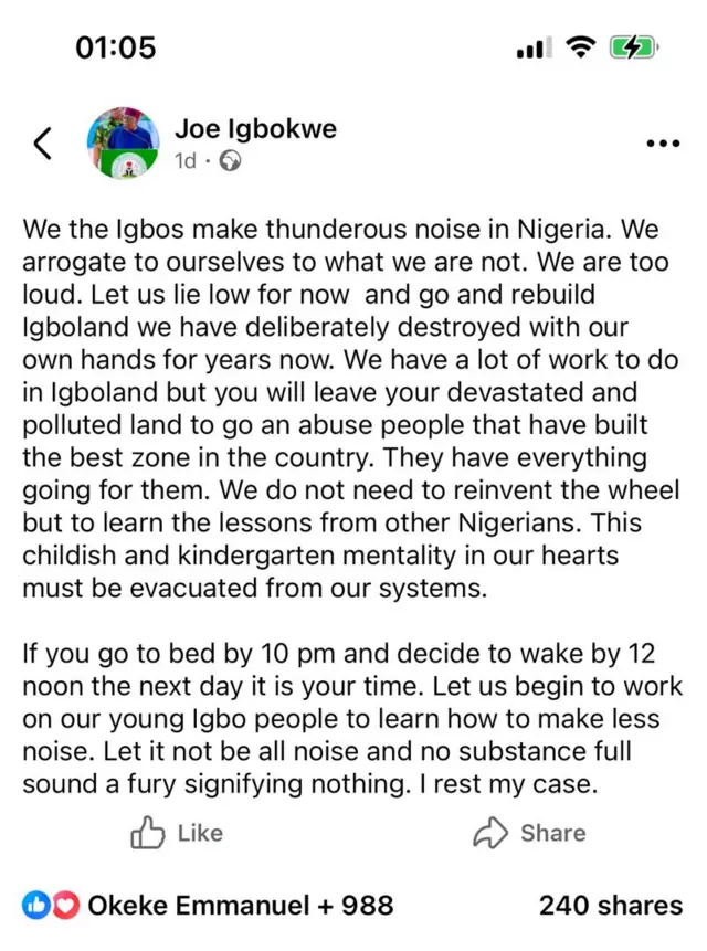 Joe Igbokwe