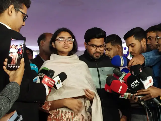 ইসিতে আপিল দায়েরের পর সাংবাদিকদের সাথে কথা বলেন তিনি