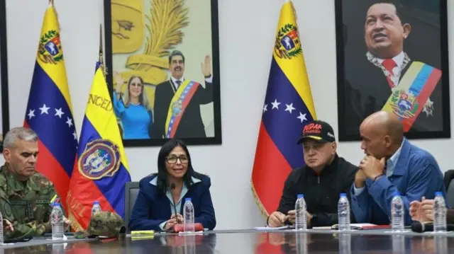 वेनेज़ुएला की कार्यवाहक राष्ट्रपति डेल्सी रोड्रिगेज़