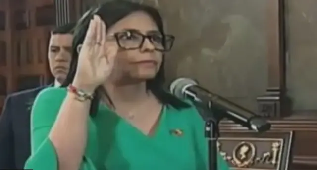 Делси Родригес приносит присягу