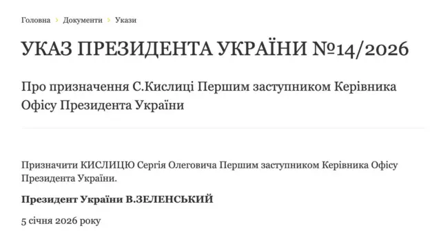 указ Зеленского, скриншот