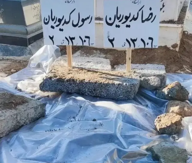 محل خاکسپاری دو بردار اهل کرمانشاه