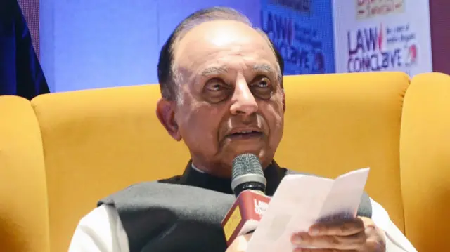 बीजेपी नेता सुब्रह्मण्यम स्वामी
