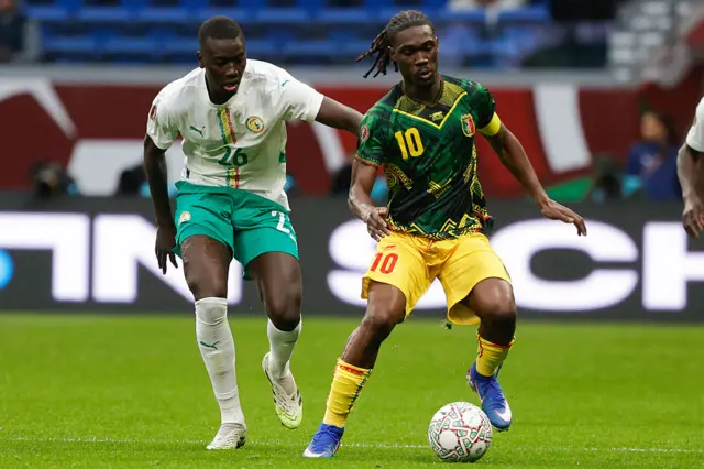 Un joueur malien sur le ballon