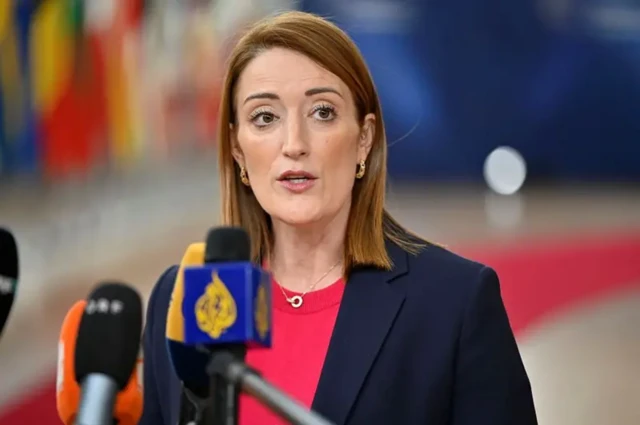 یورپی پارلیمنٹ کی صدر روبرٹا میٹسولا