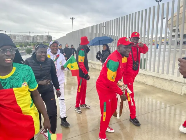 Supporteurs sénégalais