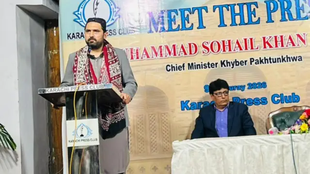 خیبرپختونخواہ کے وزیر اعلی سہیل آفریدی