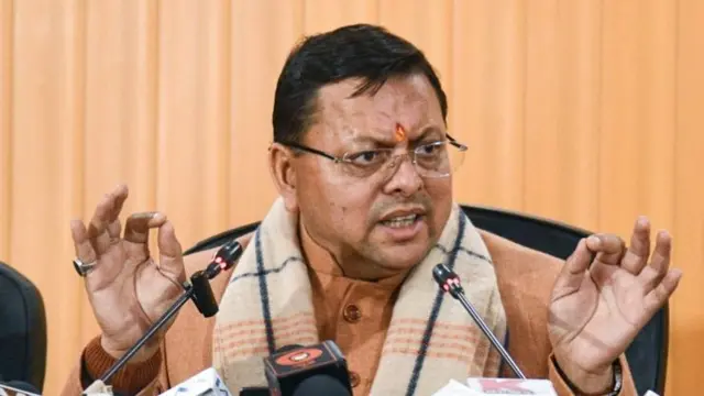 उत्तराखंड के मुख्यमंत्री पुष्कर सिंह धामी