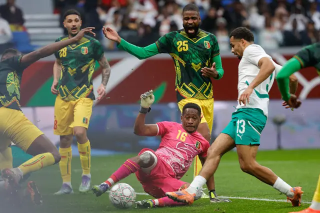 L'action entrainant le but sénégalais