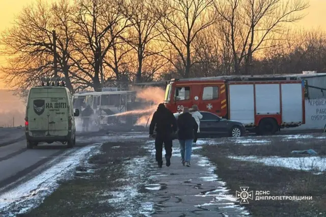 Под удар попали шахта и автобус с шахтерами, сообщили в профсоюзе