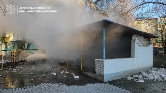 Двор детского сада в Запорожье