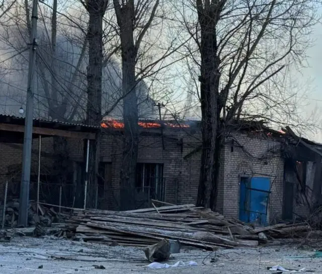 Последствия удара по Славянску