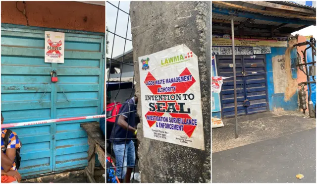 Ụlọahịa ndị a gbachiri agbachi n'ahịa akụrụngwa ụgbọala bụ Ladipo dị na Legọs