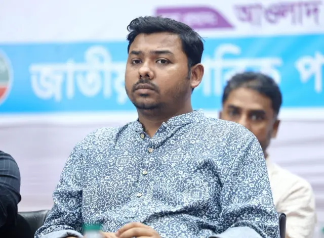 জাতীয় নাগরিক পার্টির যুগ্ম আহ্বায়ক সারোয়ার তুষার