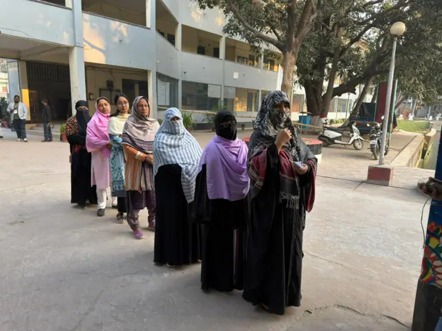 রাজশাহীর একটি ভোট কেন্দ্র
