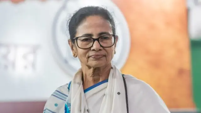 ভারতের পশ্চিমবঙ্গের মুখ্যমন্ত্রী মমতা বন্দ্যোপাধ্যায়