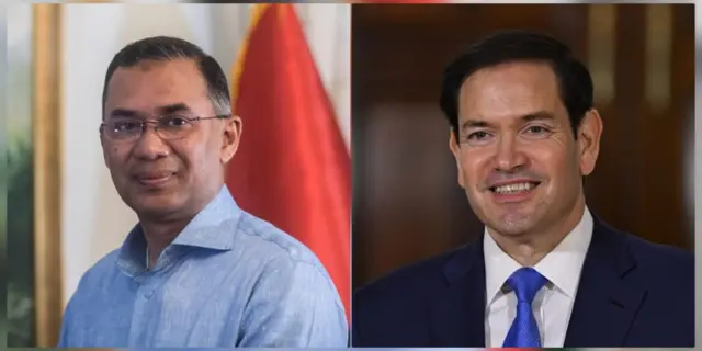 তারেক রহমান মার্কো রুবিও।