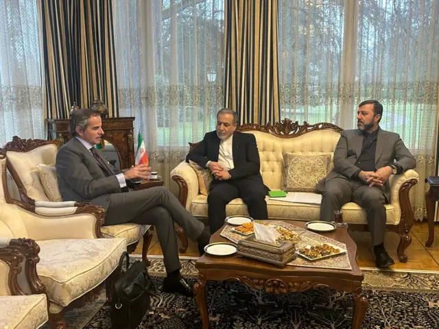 دیدار عراقچی با گروسی