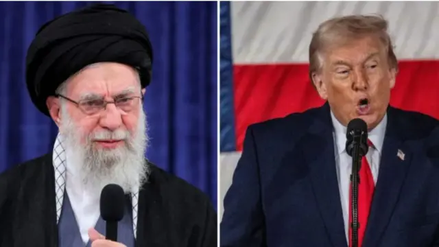 ख़ामेनेई और ट्रंप