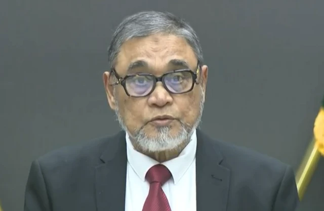 শপথগ্রহণ অনুষ্ঠানে প্রধান নির্বাচন কমিশনার এএমএম নাসির উদ্দিন