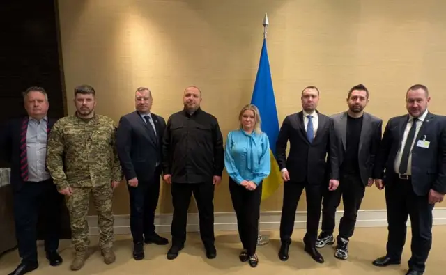 Буданов опубликовал фото украинской делегации